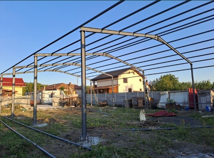 Vând hala metalica 8×15×4 din profil