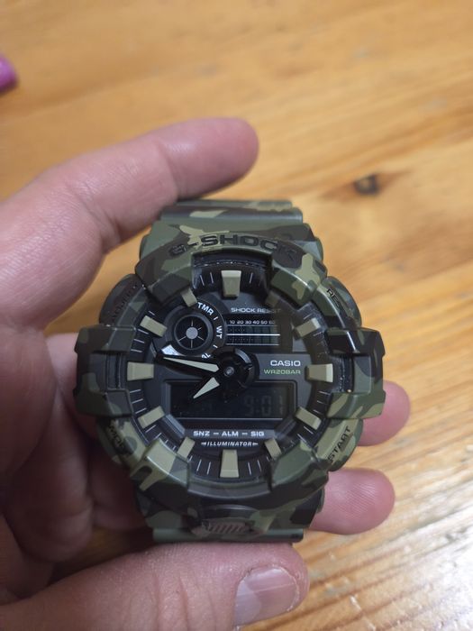 Casio G-Shock GA-700CM 5522 Military/Army/Camuflaj autentic,impecabil.