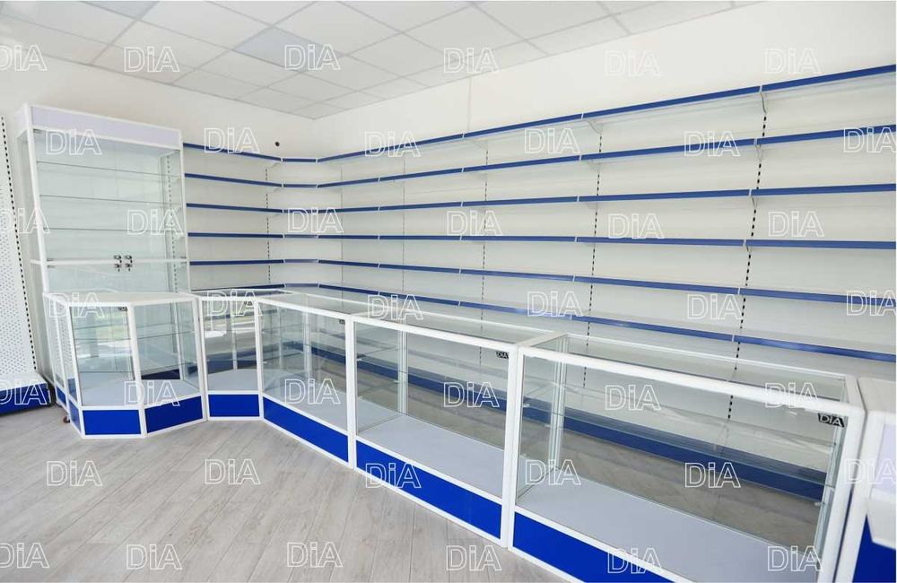 Торговое оборудование для магазина, стеллаж, прилавок витрина alto