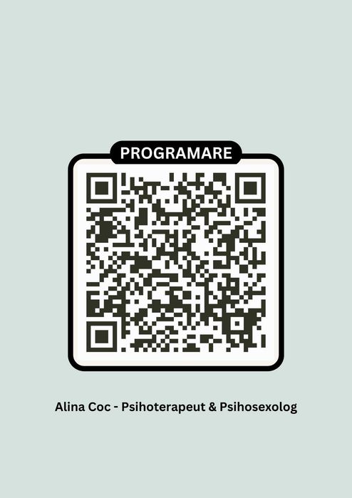 Psihoterapeut Cluj-Napoca | Psihosexolog | Online | Alina Coc