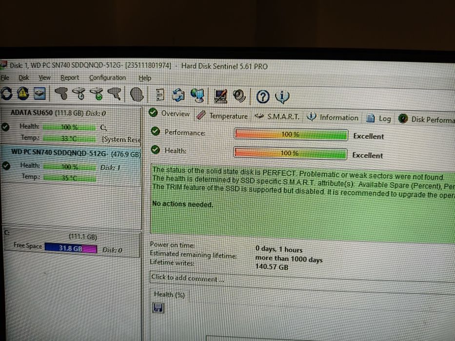 Vând SSD WD SN740 512GB gen4 nvme nou Transport 15 lei!