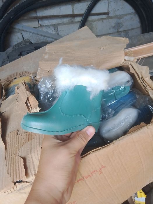 Детский ботинки резиновый