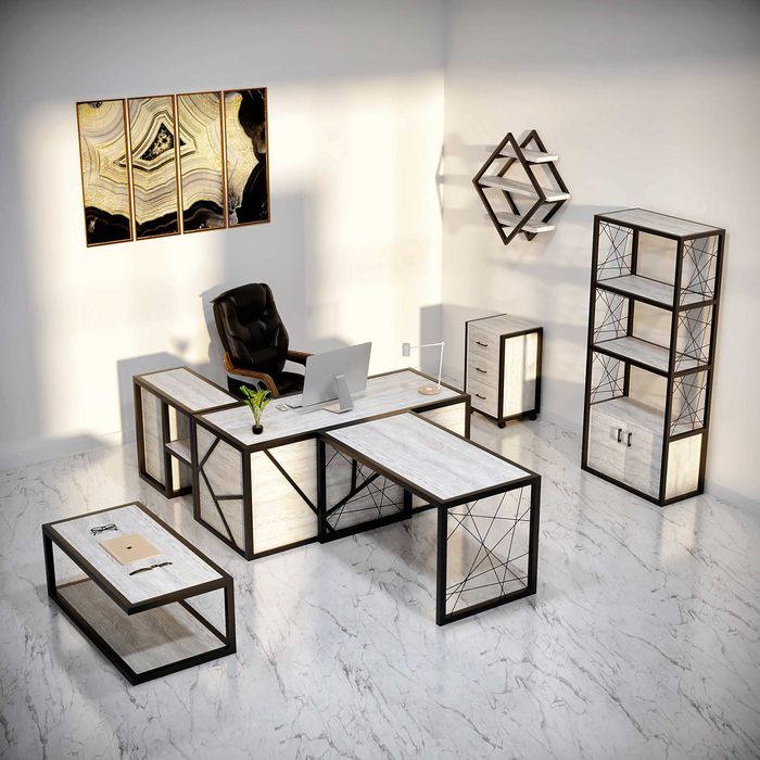 Direktor uchun mebel komplekt | Super Narx | Loft Mebel | Loft Stol