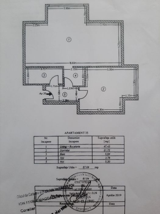 Vând ap str Safirului 87 mp utili +pod - direct proprietar