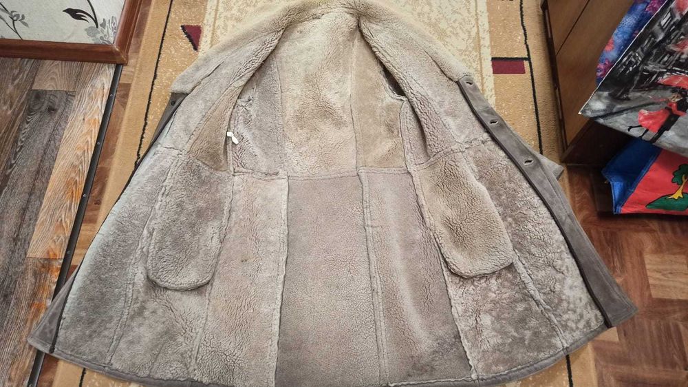 Мужская натуральная дубленка