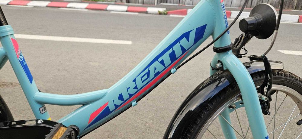 Bicicleta copii Kreativ 2014, 20 Inch + roti ajutatoare