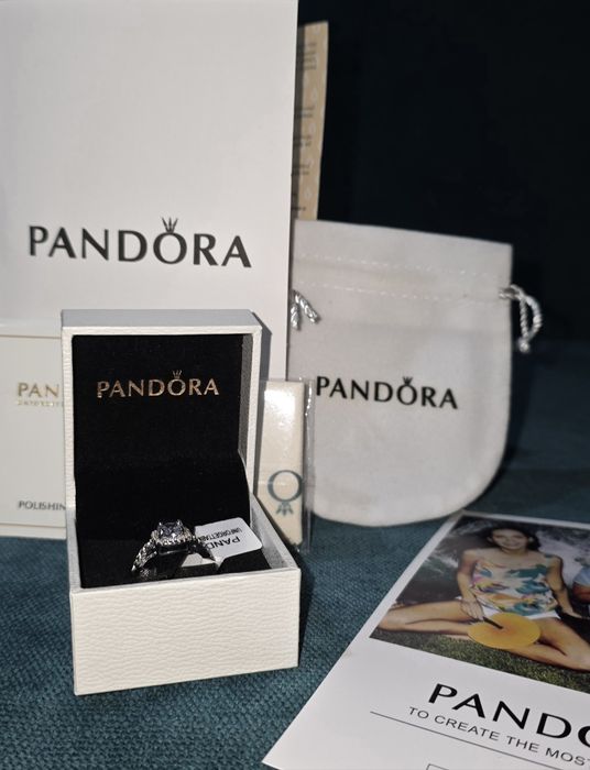 Кольцо серебро,  от бренди Pandora