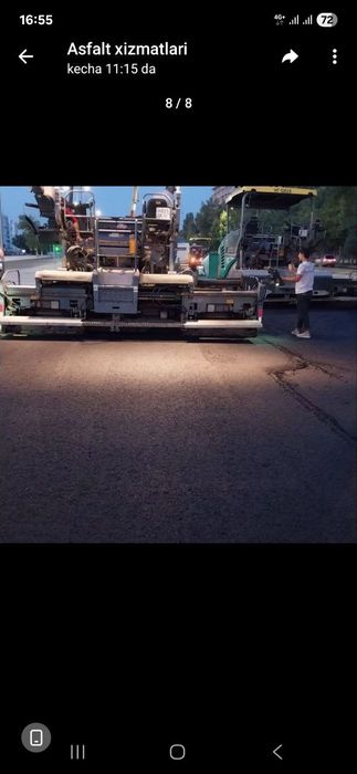 Asfalt Асфальт аспальт  килиш хизмати