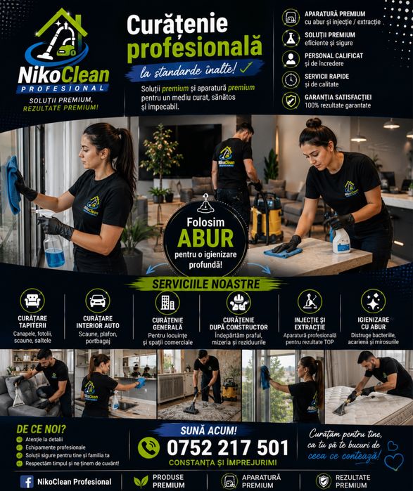 Servicii de Curatenie NikoCleanProfesional