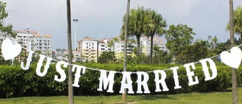 Ghirlandă pentru decor nuntă