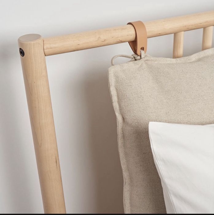 Set dormitor IKEA BJORKSNAS + saltea VESTEROY + noptiere 2 buc