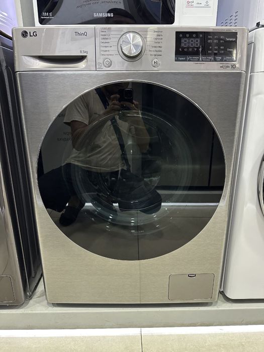 Стиральная машина LG с режимами для шерсти, хлопка и деликатных тканей