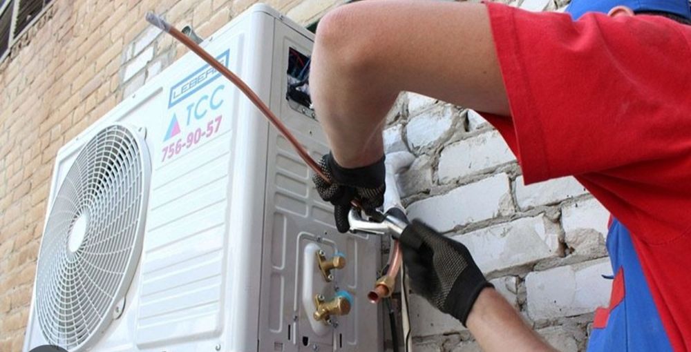 Установка кондиционера