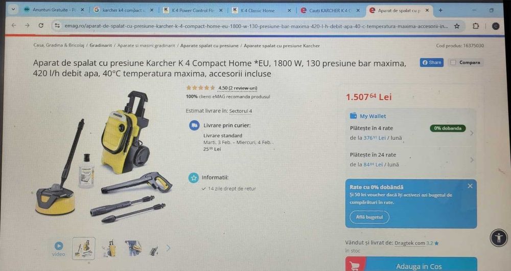 Karcher K 4 OCAZIE !!