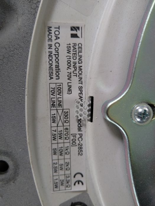 Vând difuzoare plafon incastrabile ( spot )