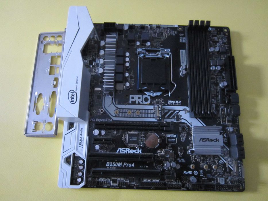 Дъно  s.1151  ASROCK  B250 Pro4 за процесори ген. 6 и 7
