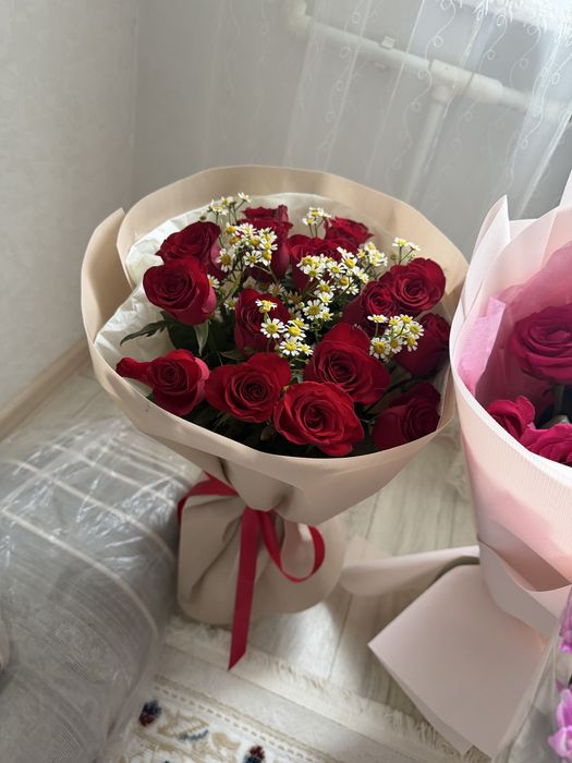 Свежие букеты цветы