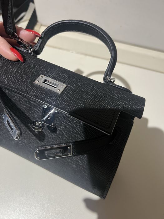 Geanta piele naturala mini model kelly