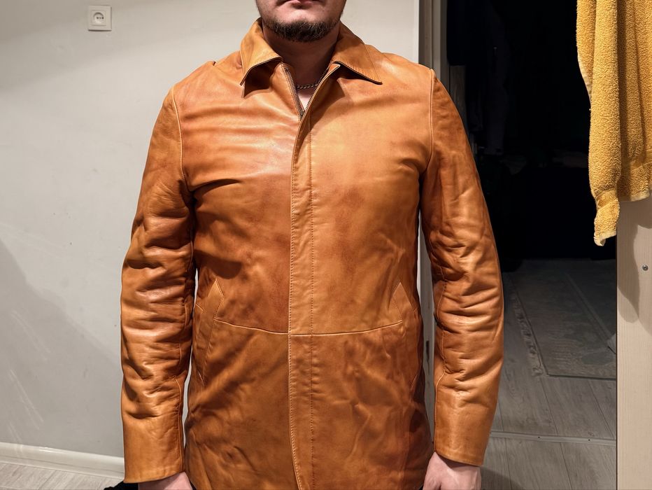 Чисто кожаная куртка!