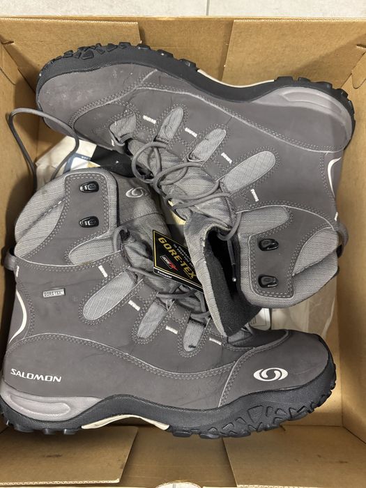 Ghete Salomon cu Gore-Tex imblanite