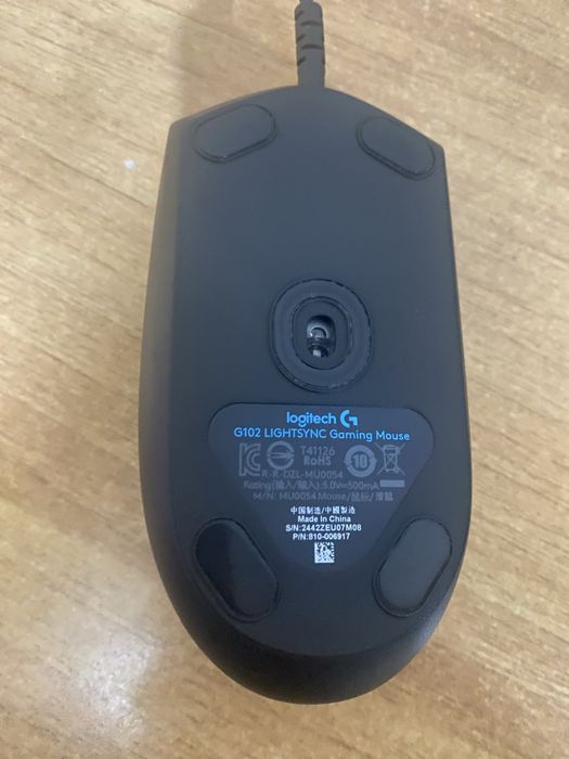 Мышь Logitech G102 Lightsync черный