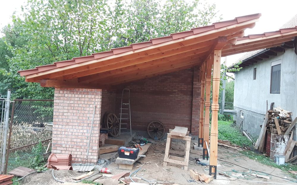 Montaj acoperis, jgheaburi si burlane.