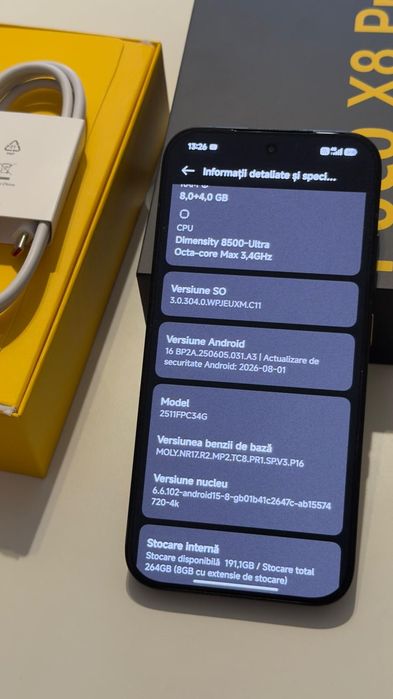 Poco X8 Pro 256gb - Galben