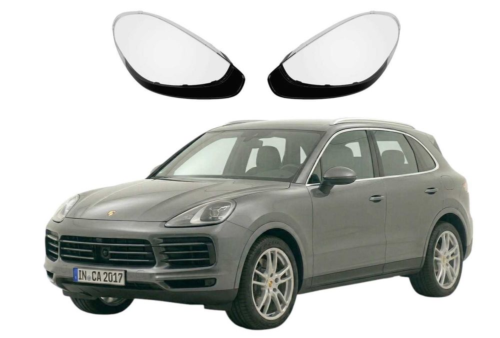 Стъкла за фар Porsche Cayenne 92A 2010-2014 , Капаци за фар Cayenne 92A