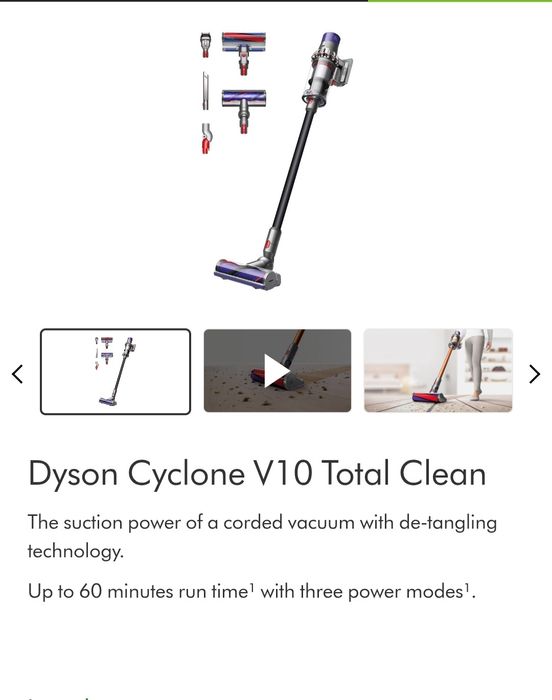 Dyson Cyclone V10 Total Clean