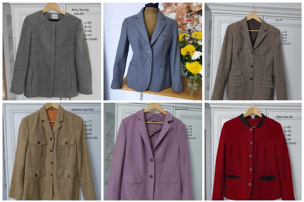 Sacouri de lana femei