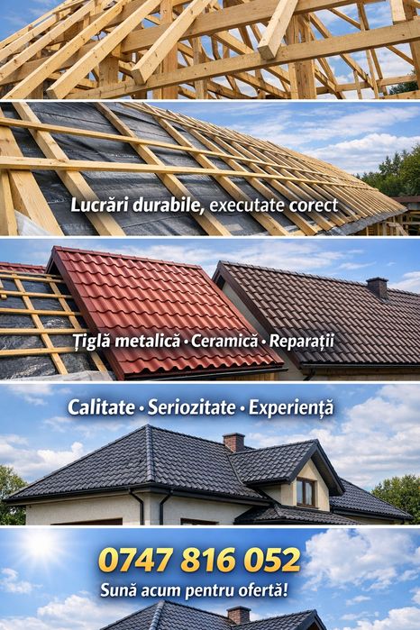 Montaj Țiglă metalică Bilka acoperiș