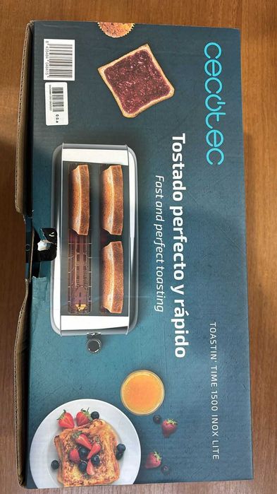 Тостер Cecotec Toastin' time 1500 Inox Lite сталь