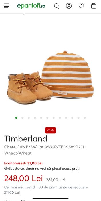 Ghete copii Timberland