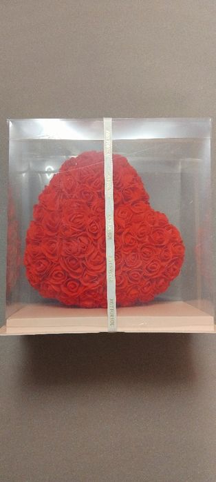 Inima din flori de săpun/ 25 cm