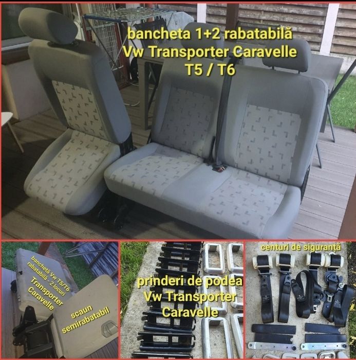Scaune Vw Transporter Multivan T5 T6 sofer rotative bancheta pasager