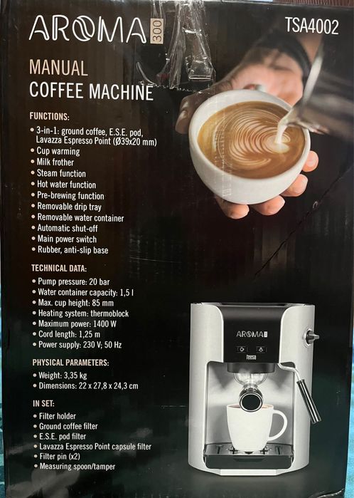 Espressor cafea tessa