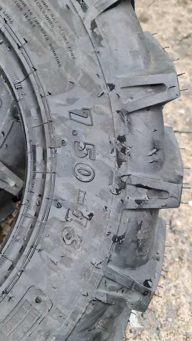 Cauciucuri noi 7.50-16 BKT tractiune 8PLY anvelope motocultor