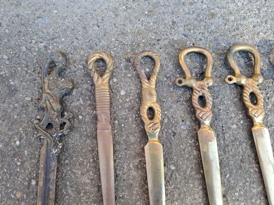 cutit scrisori bronz 22 cm