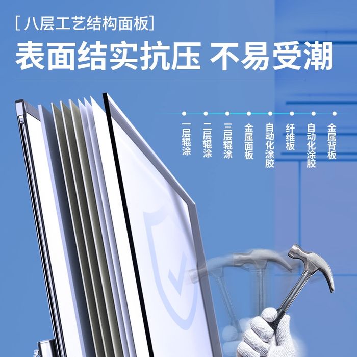 Доска маркерная магнитная DELI с подставкой перечисление есть