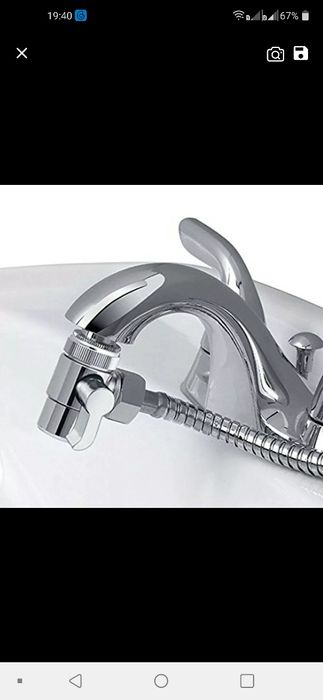 Adaptor bideu metalic