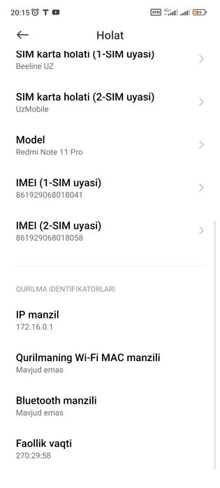 Redmi note 11pro
