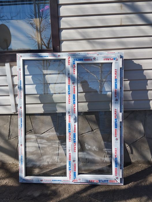 Пластиковое окно новое