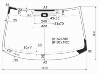 Стекло лобовое Skoda Yeti