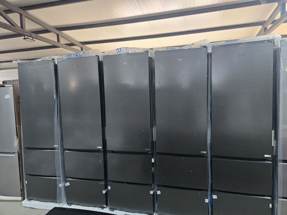 Нов ПРОМО инверторен хладилник с фризер Beko/БЕКО B3RGNA354HXB1 203 см