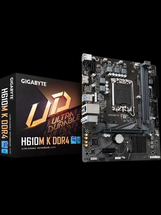 Материнская плата GIGABYTE H610M-K Ddr4