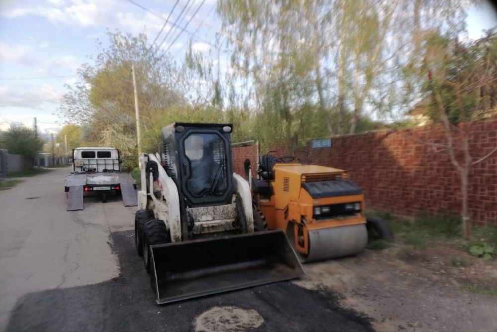 Асфальтирования и бардюрый