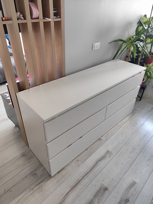 Comoda MALM cu 6 sertare IKEA