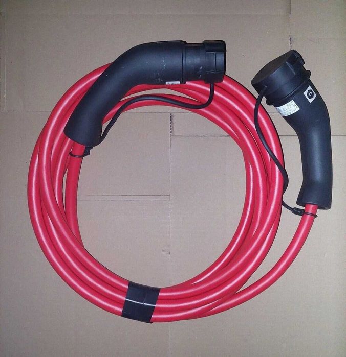 Кабел за зареждане на електромобили Type 2 22kW 32A 7,5м 6м 5м 4м BMW MINI PSA TESLA