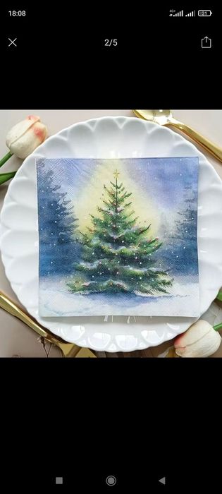 Салфетки сервировочные