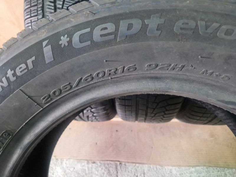 4 Hankook R16 205/60
зимни гуми DOT4719